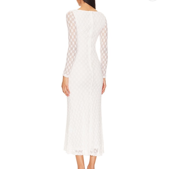Bardot Adoni Midi Dress in White - Picture 3 of 4